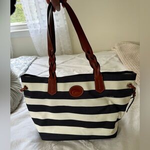 Dooney & Bourke Charleston Shopper Canvas Tote Bag